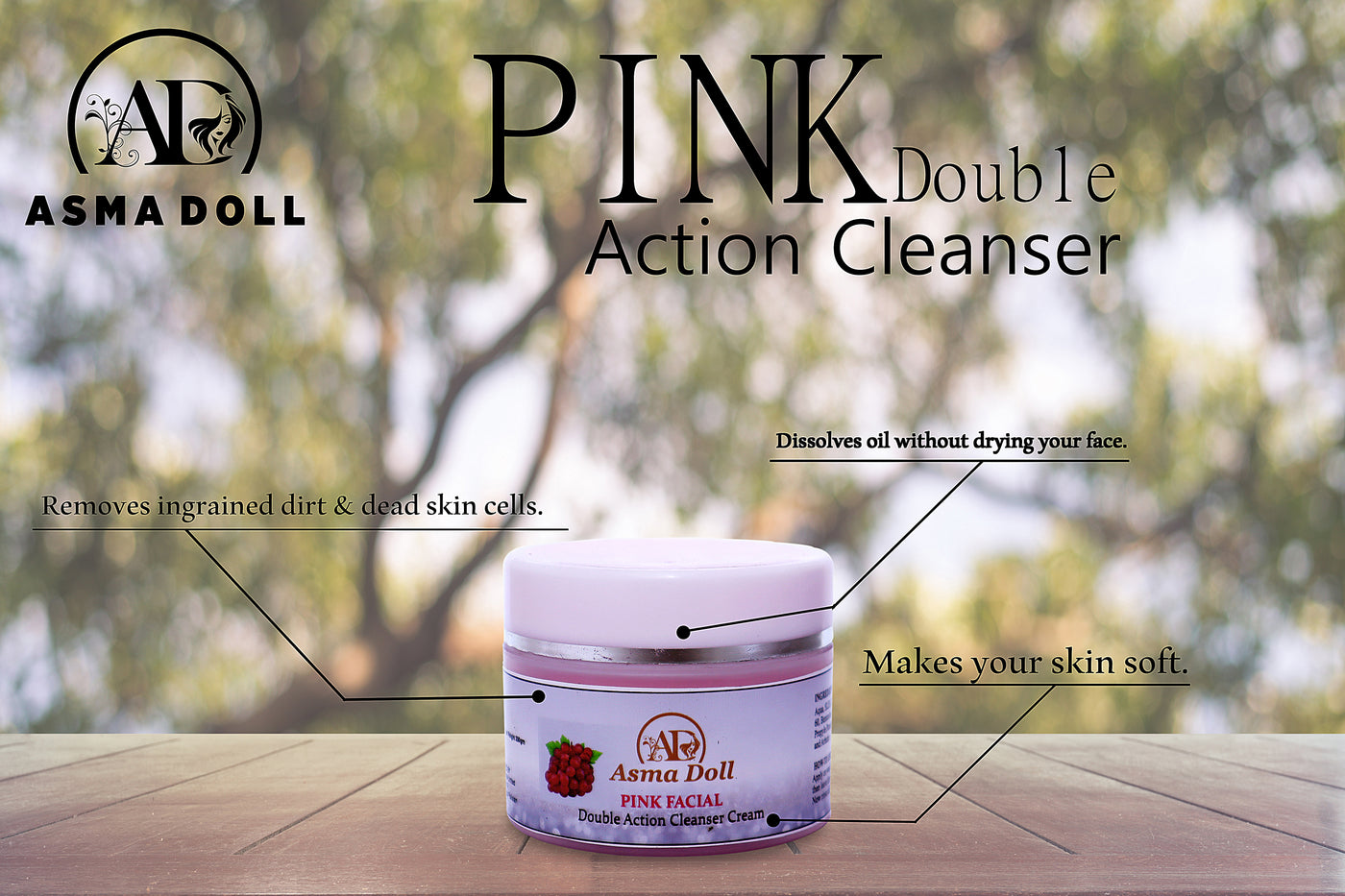 Pink Double Action Cleanser Cream