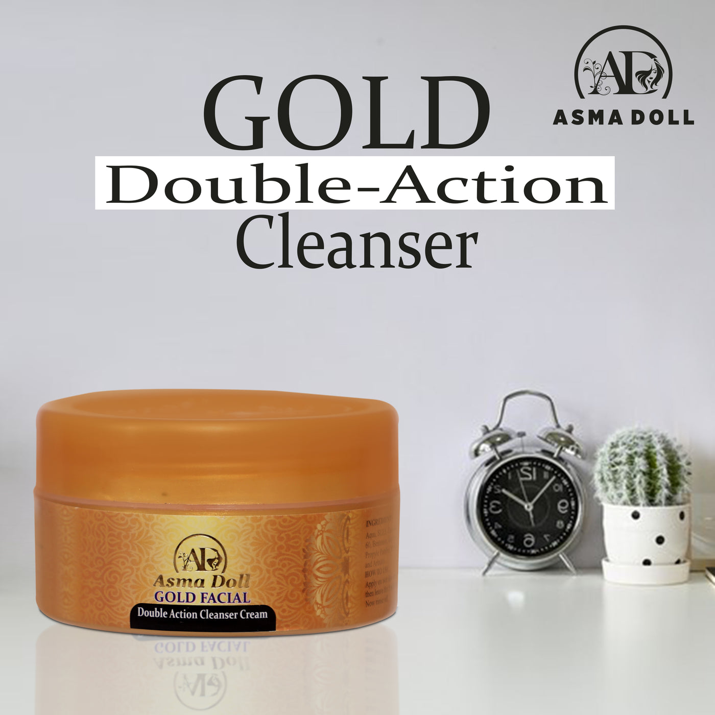 Gold Whitening Double Action Cleanser