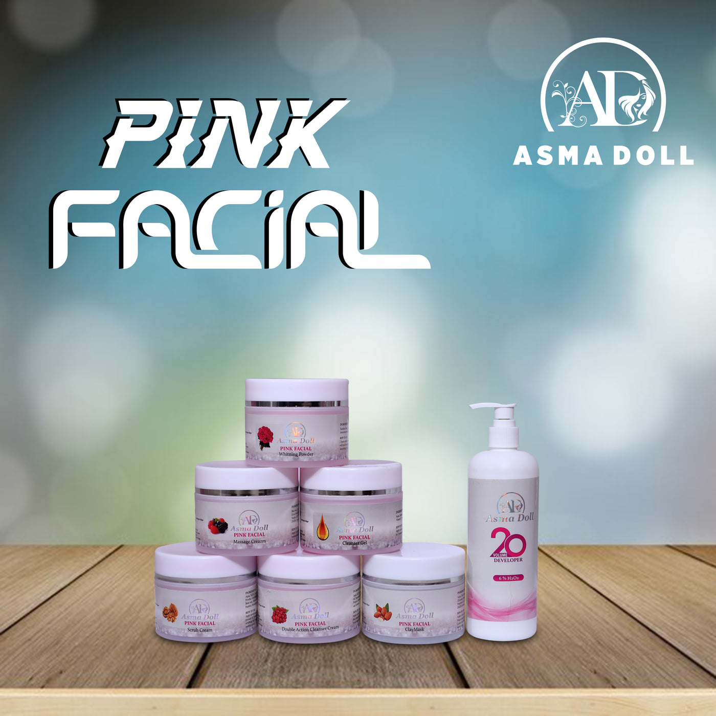 Pink Facial Kit