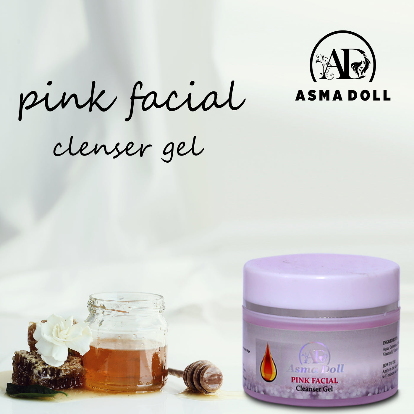 Pink Facial Cleanser Gel