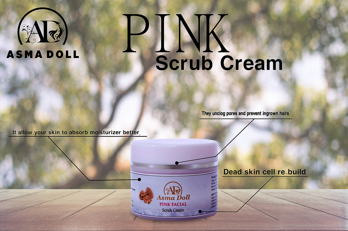 Pink Scrub Cream