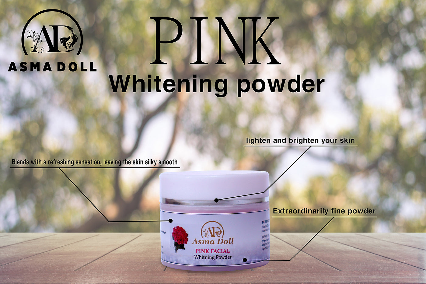 Pink Whitening Powder